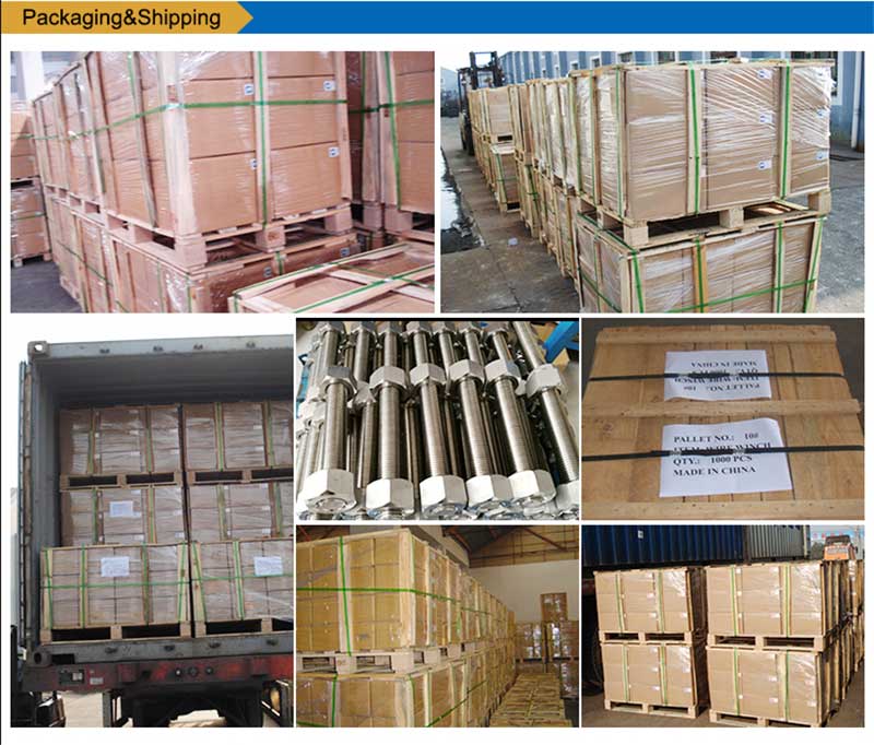 Пакување од не'рѓосувачки челик-список-завртки-завртки-сврзувачки елементи